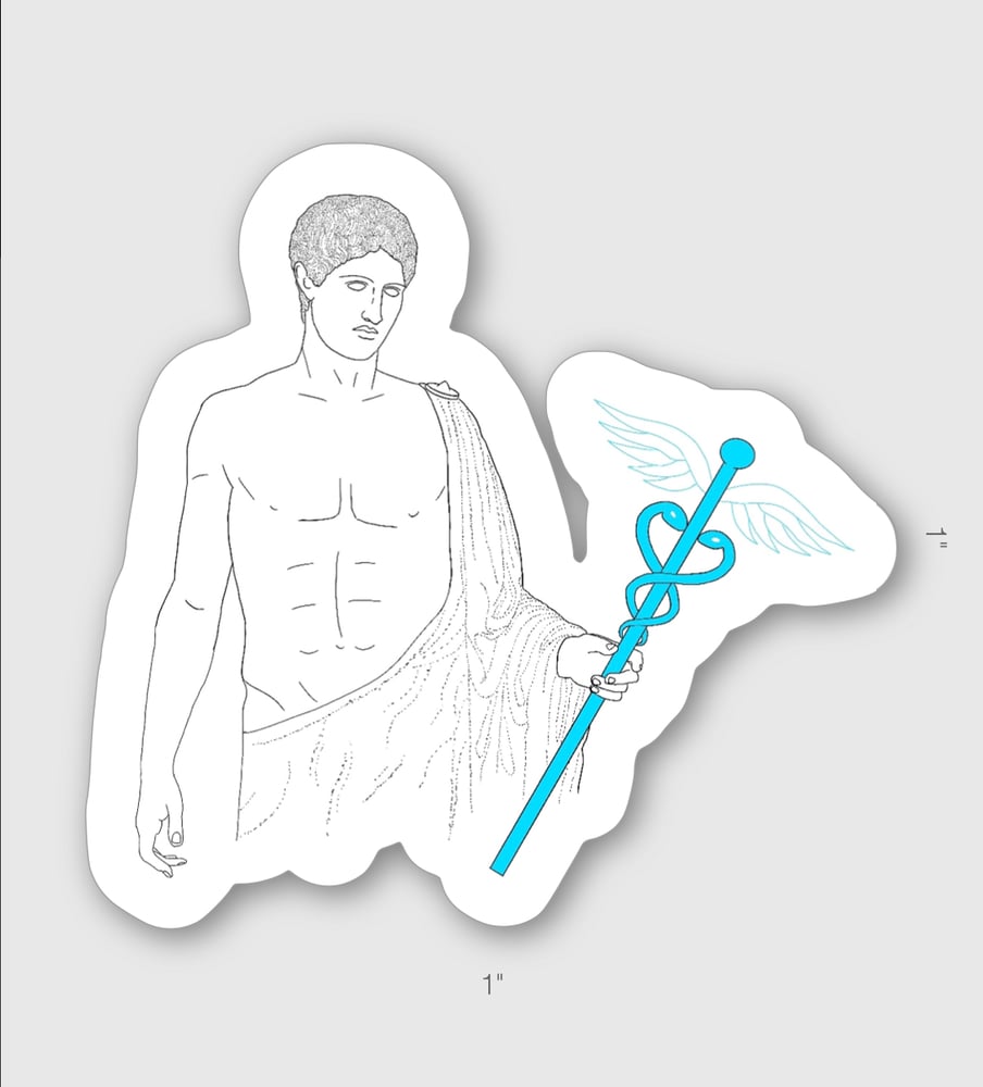Image of Hermes Mini Sticker