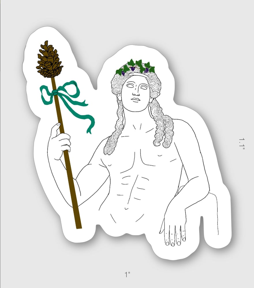 Image of Dionysus Mini Sticker
