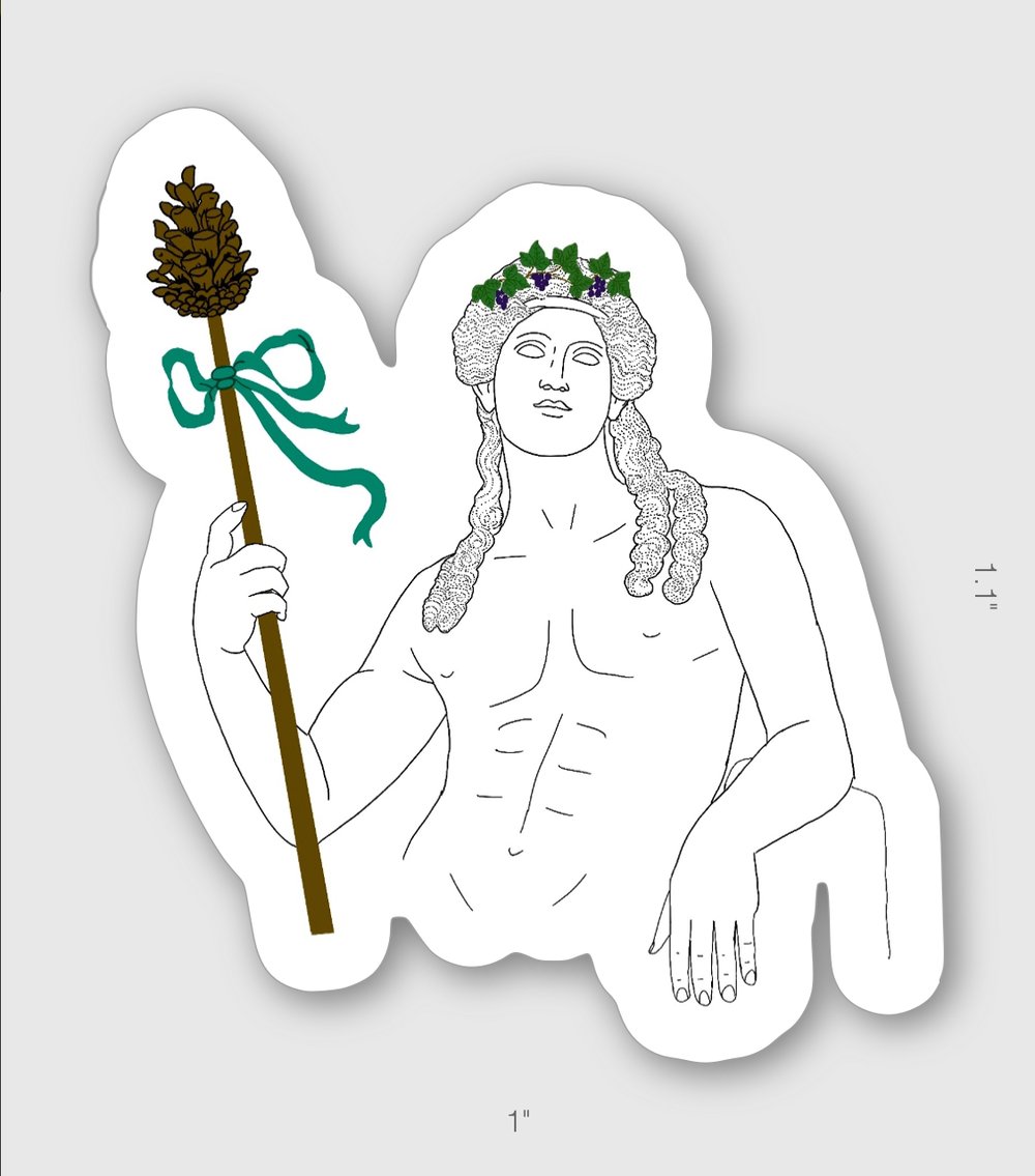 Image of Dionysus Mini Sticker