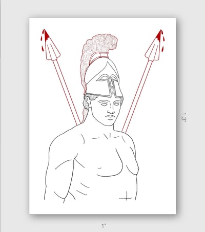Image of Ares Mini Sticker