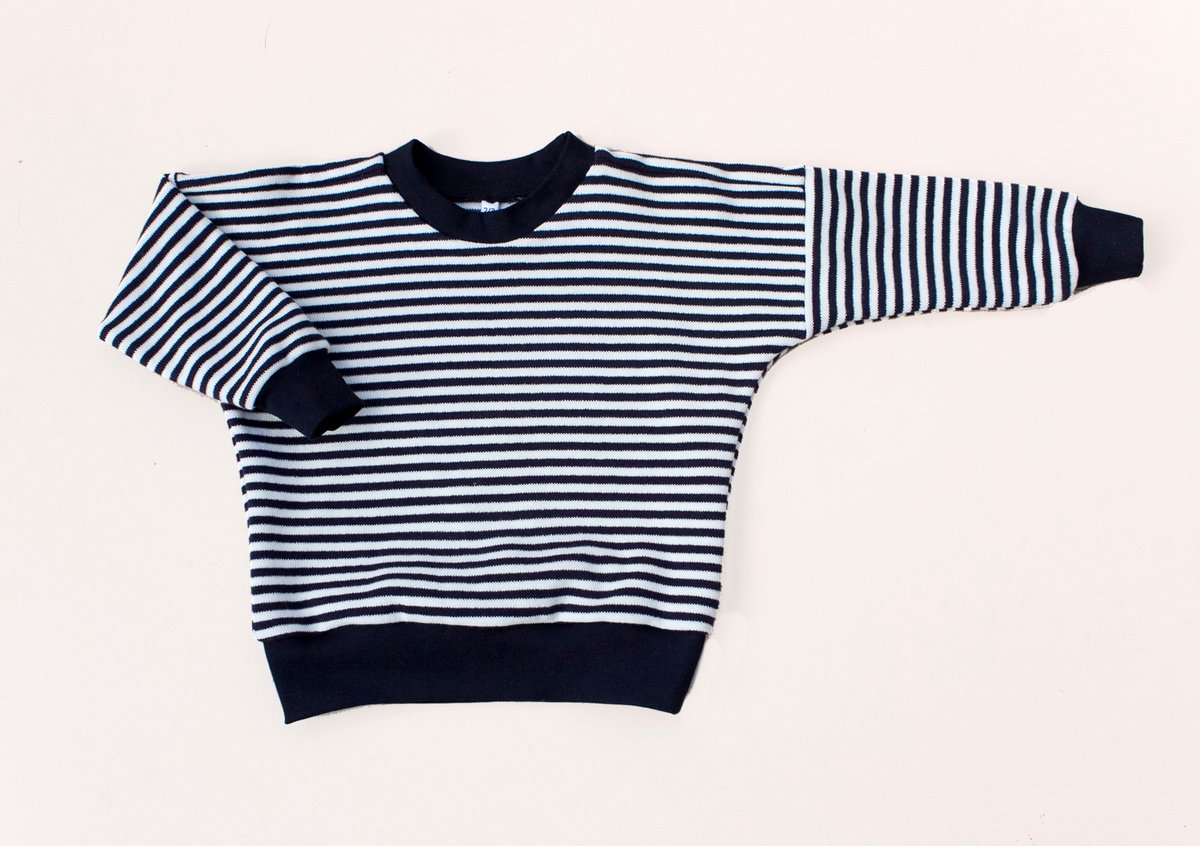 Image of Breton Drop shoulder sweater 