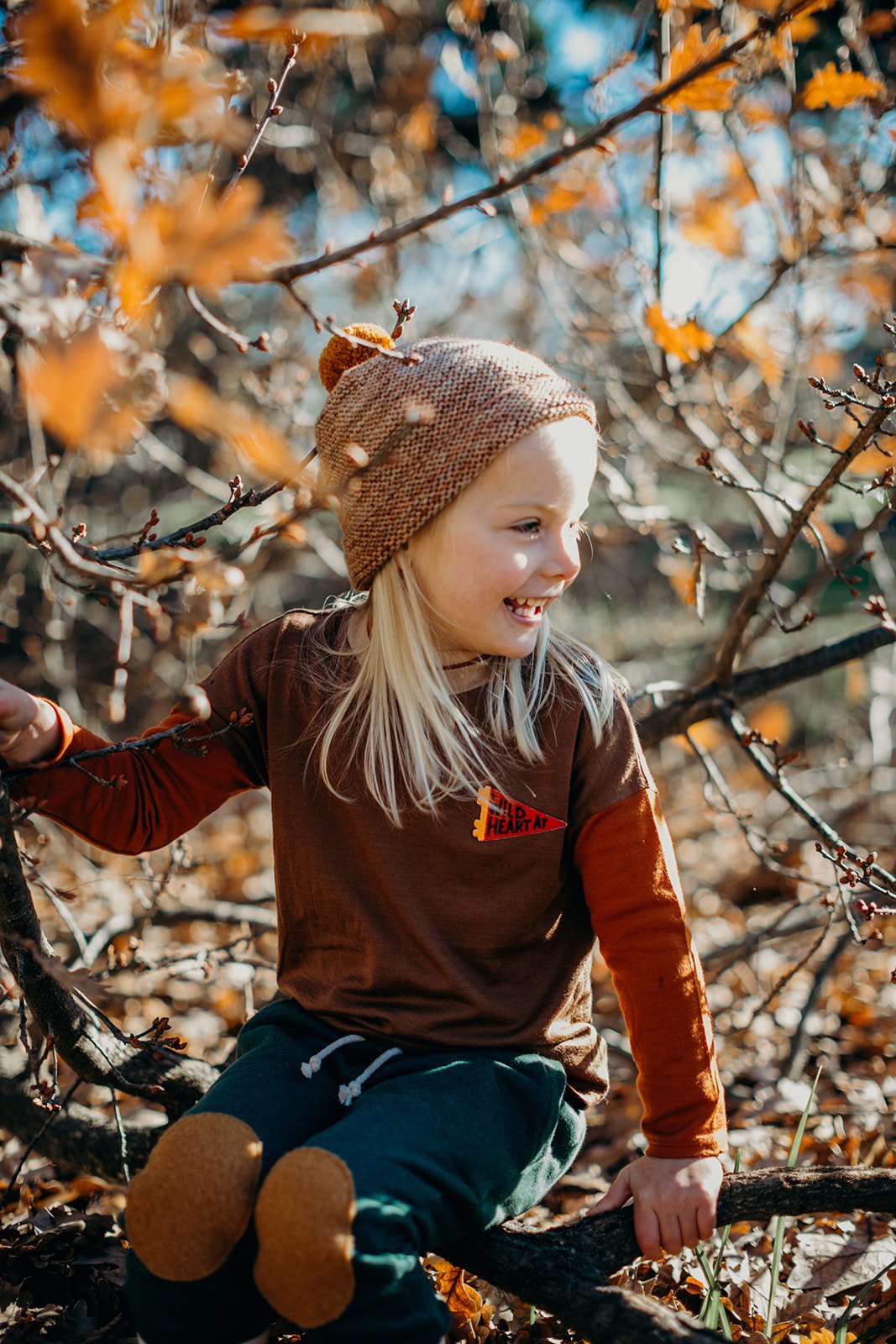 Image of COLOUR BLOCK MERINO DROP SHOULDER TOP
