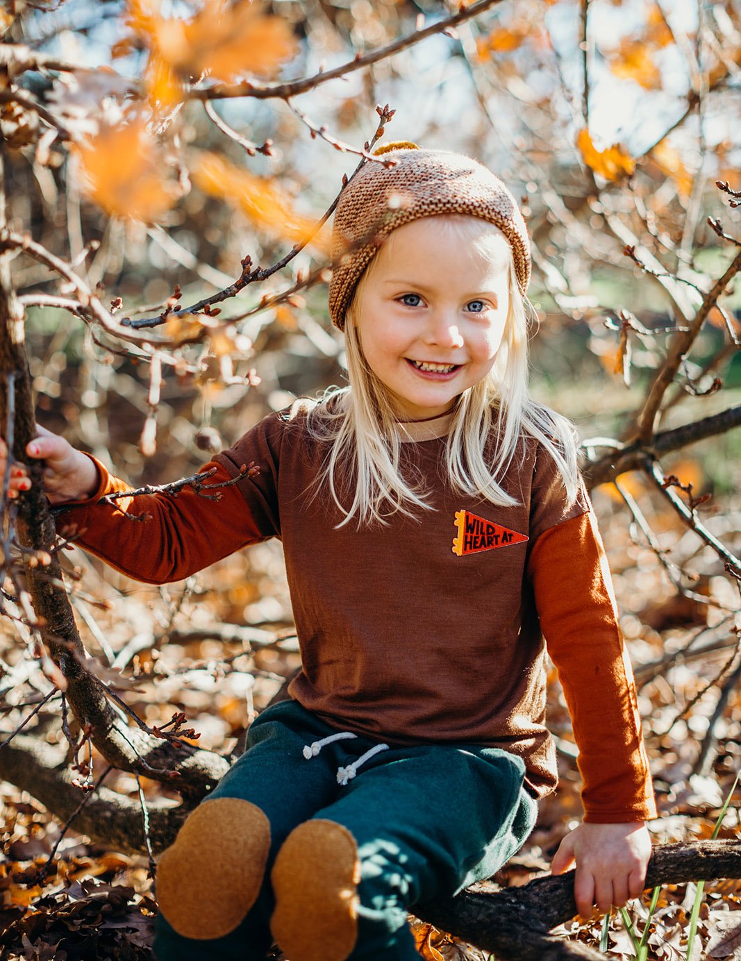 Image of COLOUR BLOCK MERINO DROP SHOULDER TOP