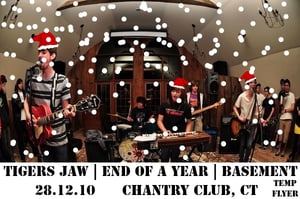 Image of Tigers Jaw, End Of A Year, Basement /w support @ Chantry Club, CT