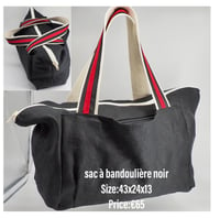 Sac à bandoulière noir