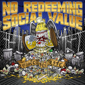 Image of NO REDEEMING SOCIAL VALUE "Wasted For Life" CD