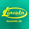 Lincoln Oval logo front / state logo back (yellow on green)