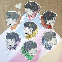 Image 1 of Pastel Pride Vinyl Stickers