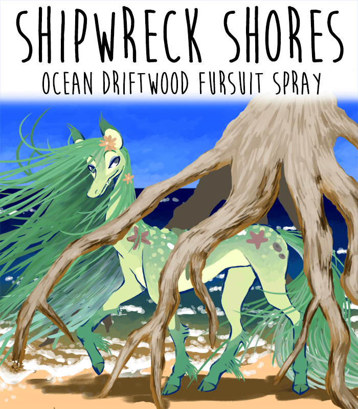 Image of Shipwreck Shores - 2 oz fursuit spray, ocean driftwood scent