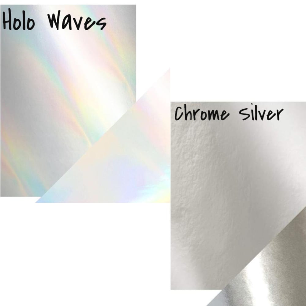 Tonic Studios - Craft Perfect Cardstock - Chrome Silver 5 sheets Mirror  High Gloss 8.5x11