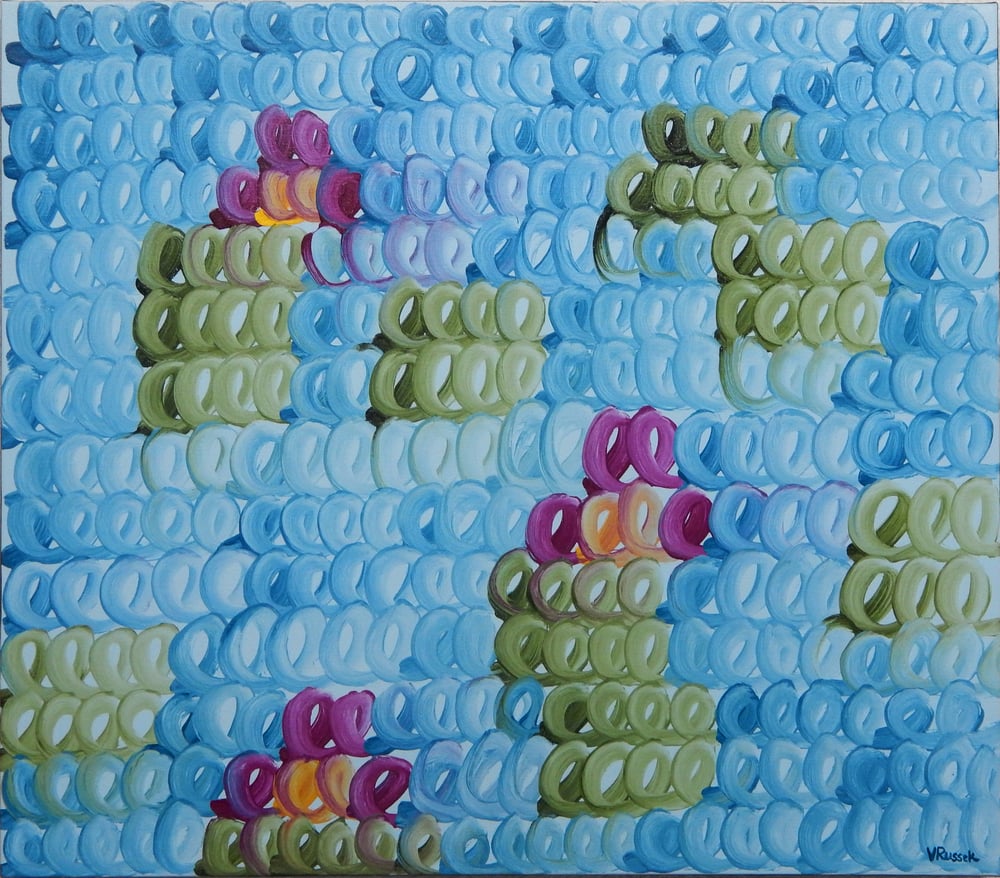 Image of ESTUDIO CROMATICO DE UN JARDIN AQUATICO