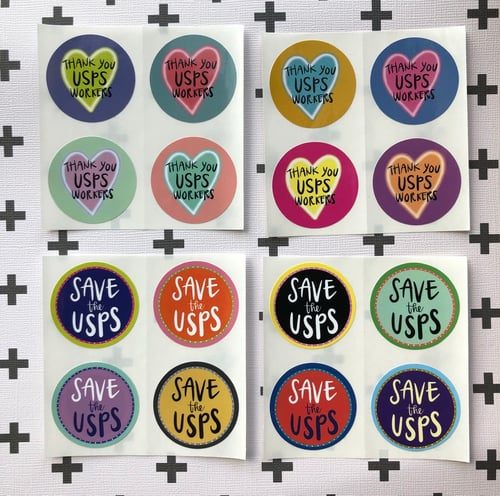 Image of save the USPS sticker pack *low stock*
