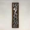 Welcome on Barnwood with Script Text