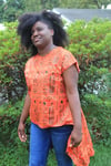 Ankara Print Hi-Lo Top
