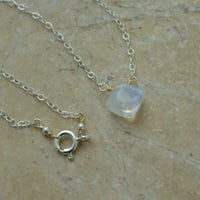 Image 5 of Rainbow Moonstone Mixed Metal Necklace