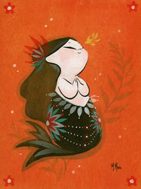 Image 2 of Goldfish Mermaid- Tiny Bubbles 5-Pack 5 x 7" Prints