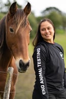 Image of Unisex Long Sleeve Top - End Animal Testing 