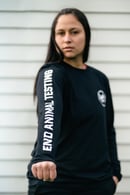 Image of Unisex Long Sleeve Top - End Animal Testing