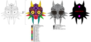 MAJORA'S FATE DOOM (MF DOOM) Pins 