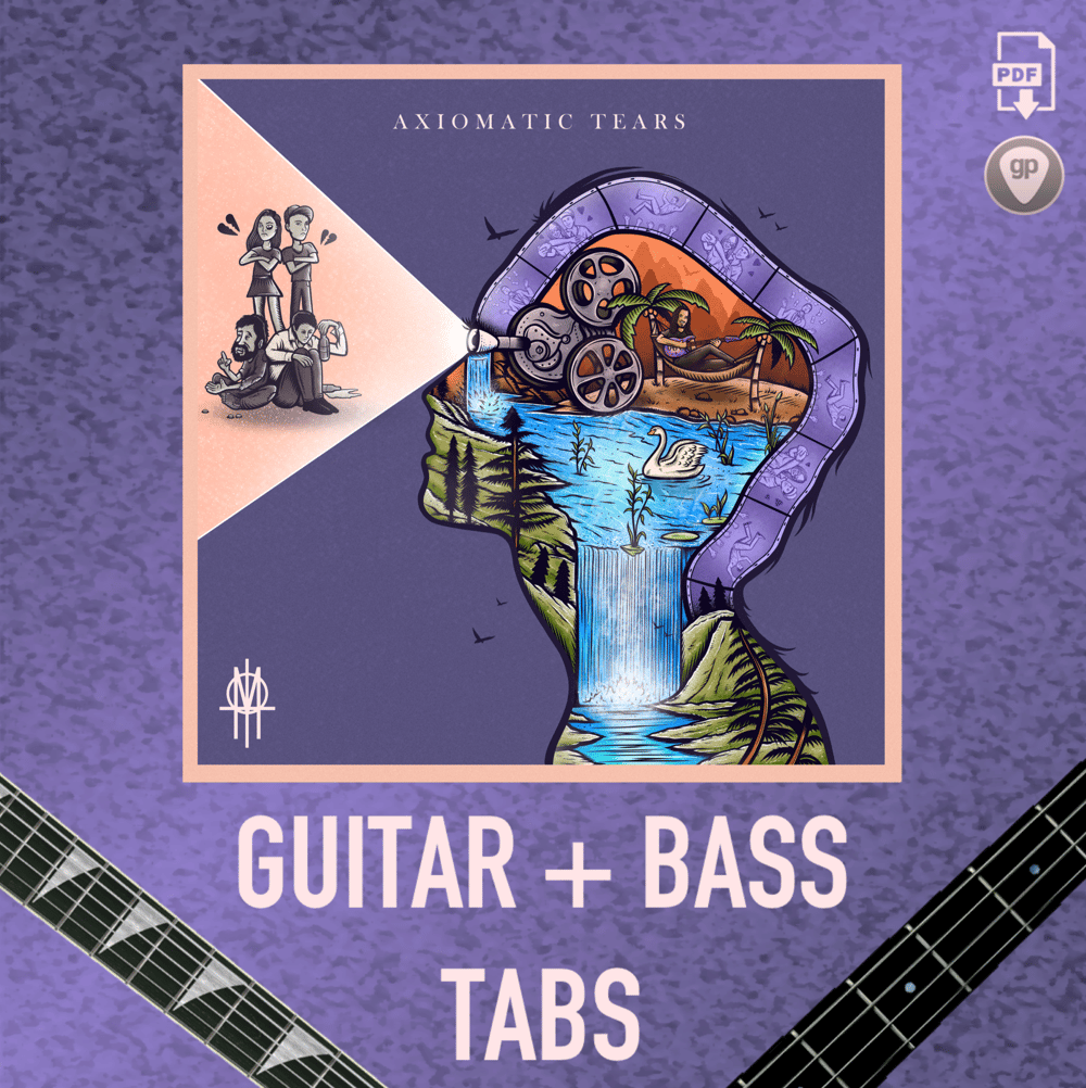 Image of 'Axiomatic Tears' [SONG] Guitar & Bass TAB