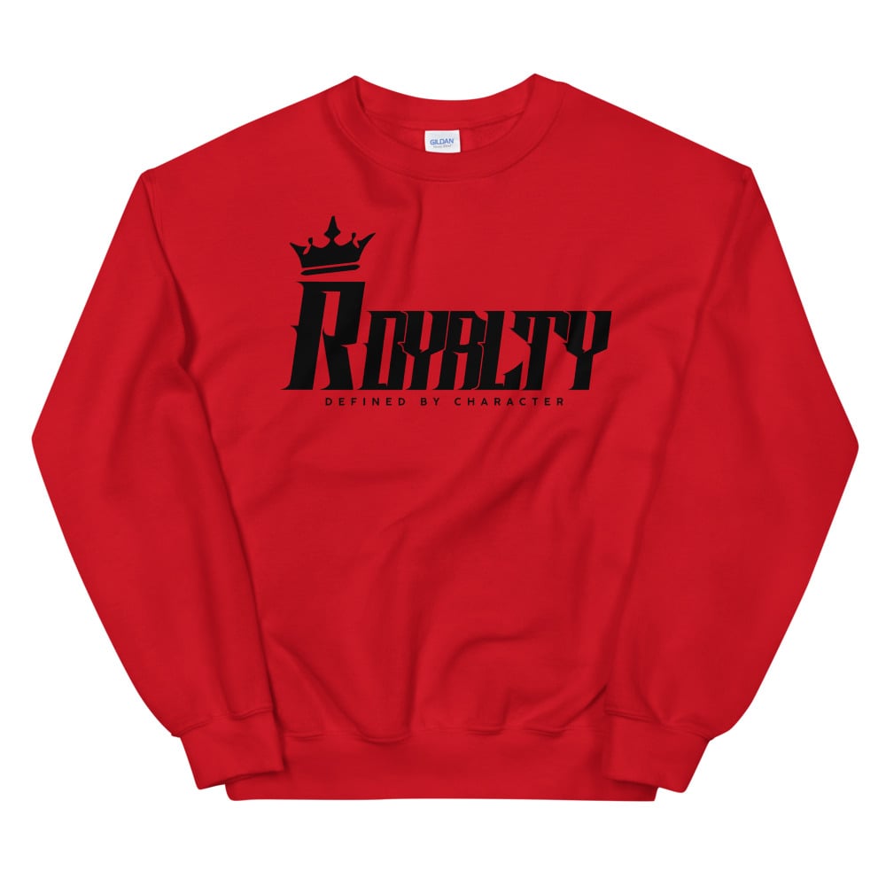 Image of Royalty Design 2_Black Writing - Unisex Sweatshirt