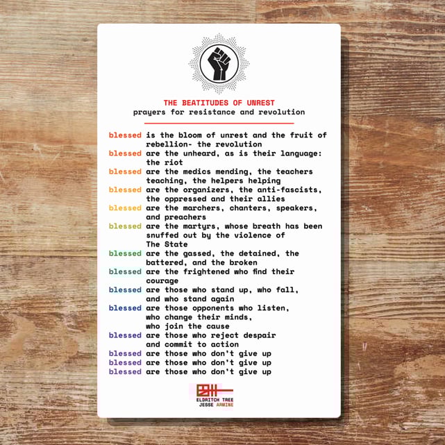 Image of Beatitudes of Unrest