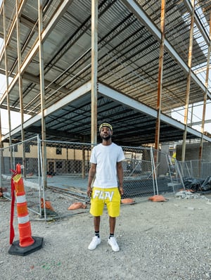 Image of Yellow FLAV Shorts