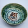 Tiger Porcelain Dish