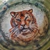 Tiger Porcelain Dish