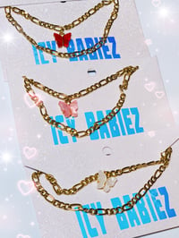 "Fly High Butterfly Anklet Chain" * Free Gold Chain Added