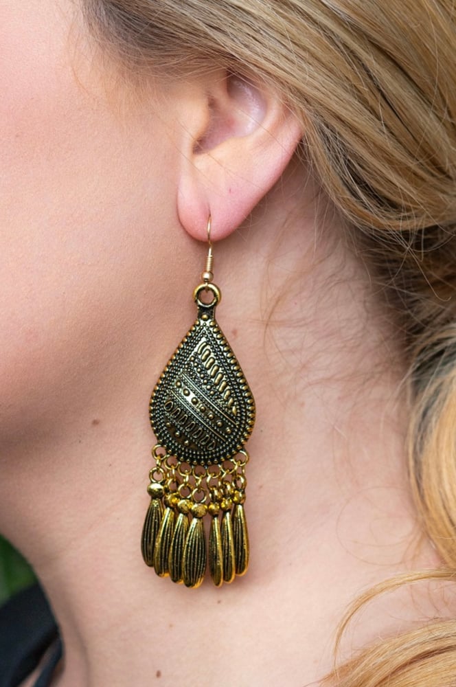 Image of L&B Vintage Gold Earringss