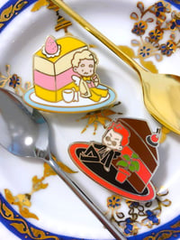 Image 4 of Gomens Cake Enamel Pins