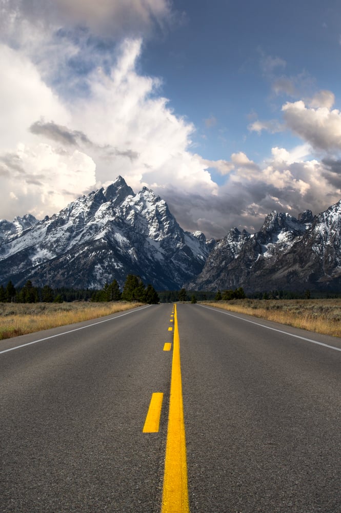 Image of Road to the Tetons
