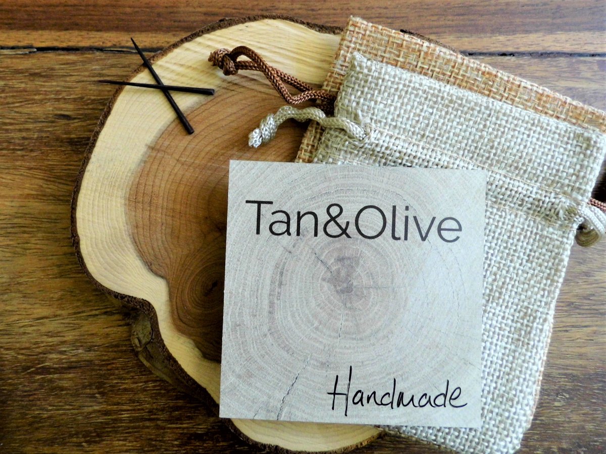 Small Wood Dangle Drop Hoop Earrings