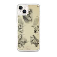 Image 24 of Vintage Book Page Anatomical Illustration Human Ear Clear Case for iPhone®