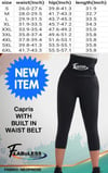 Capris with Built In Waist Belt W/ SHIPPING INCLUDED