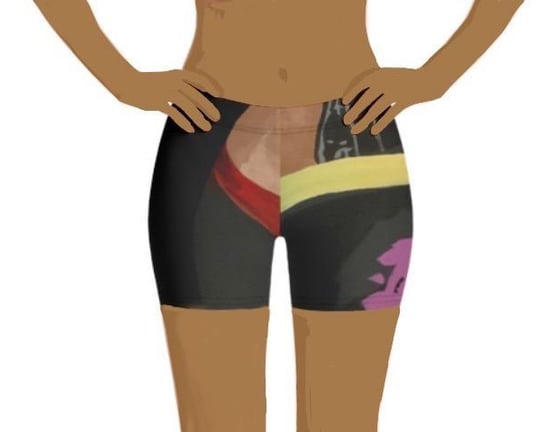 Image of Women Mona Who Spandex Shorts