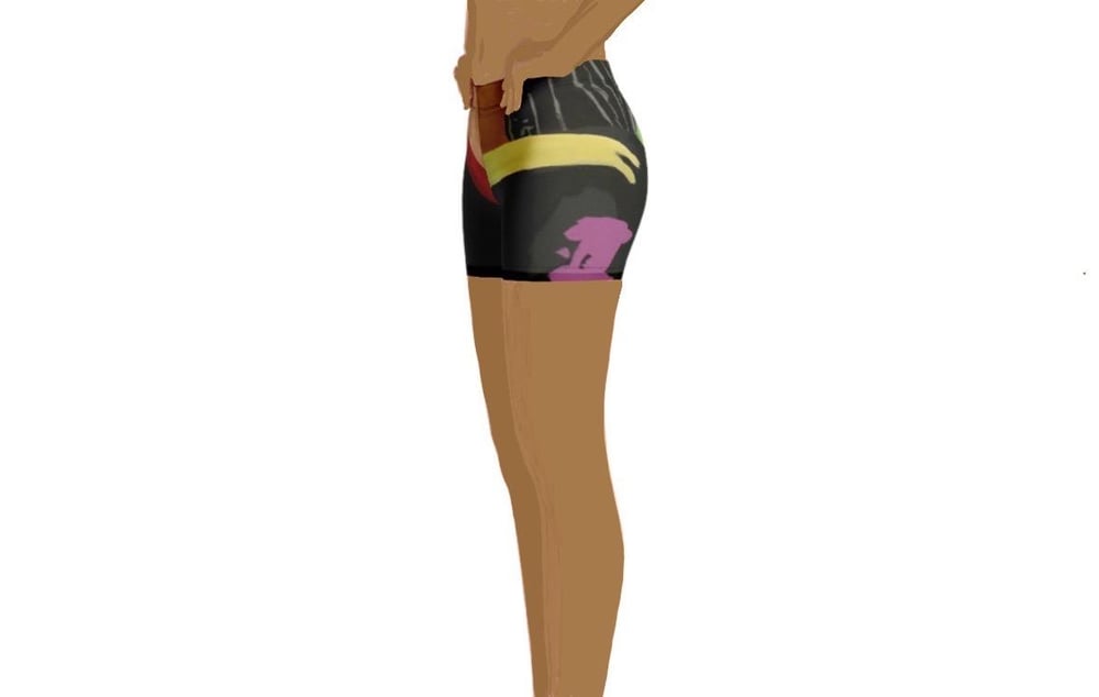 Image of Women Mona Who Spandex Shorts