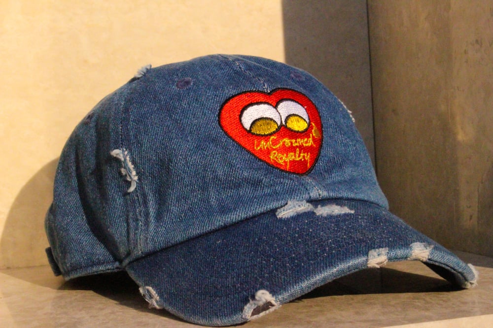 Image of Denim "Frequently Flourishing" Dad Cap