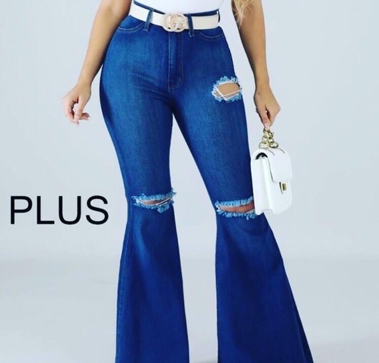 plus size bell bottoms