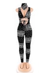 “Black Bandanna Jumpsuit w/ Mask”