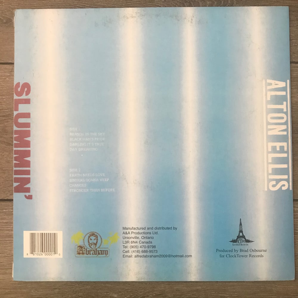 Image of Alton Ellis - Slummin Vinyl LP