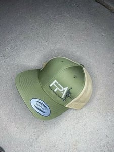 Image of FPA Signature Trucker Hat - Camo/ Tan
