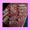 Boss Girl words hair pins 