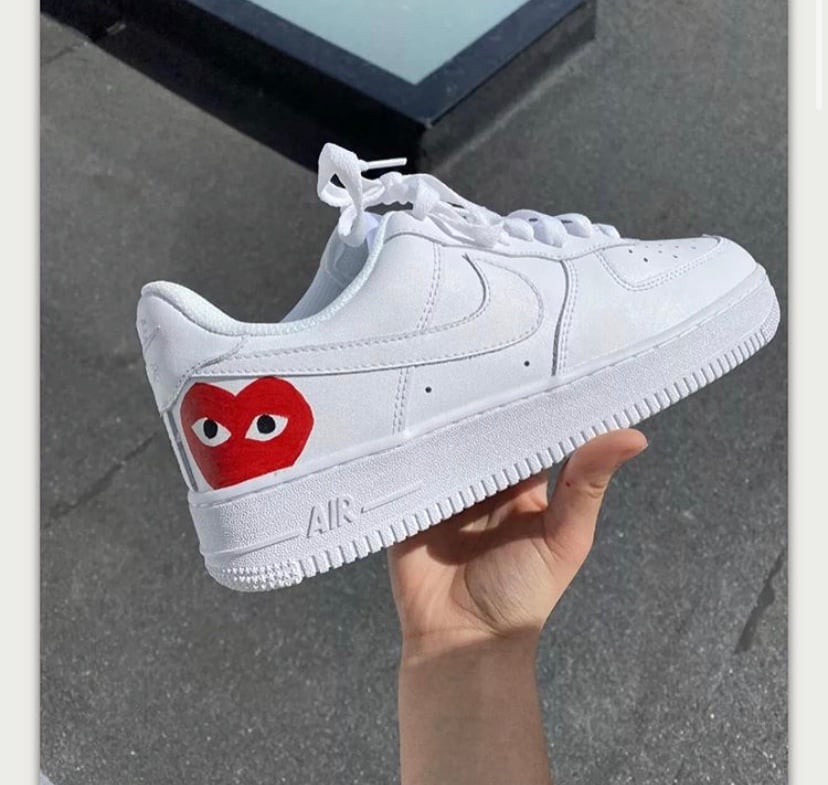 CUSTOM nike airforce 1 CDG Comme des Garcons