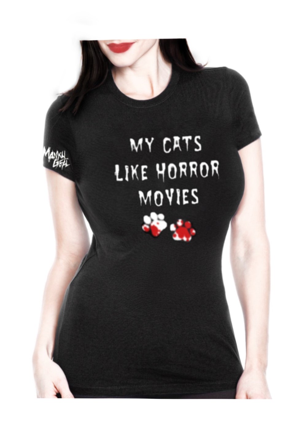 My Cats Like Horror Movies Women’s Tee