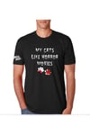 My Cats Like Horror Movies Mens Tee 