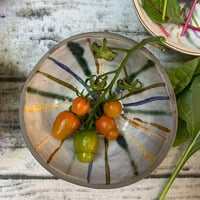 Image 1 of Small bowl, rainbow radiance, anthracite