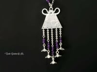 Image 1 of PH120 Amethyst Amulet Necklace 