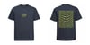 DISTORTED_FREQUENCIES TEE - NAVY